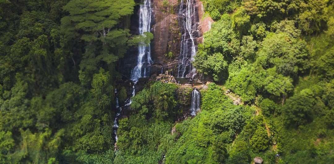 Hunas Falls Waterfall in Matale