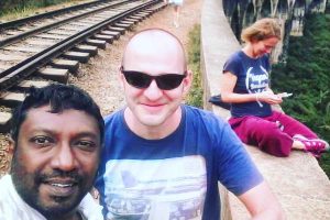 Mahaweli guests on Nine Arch Bridge