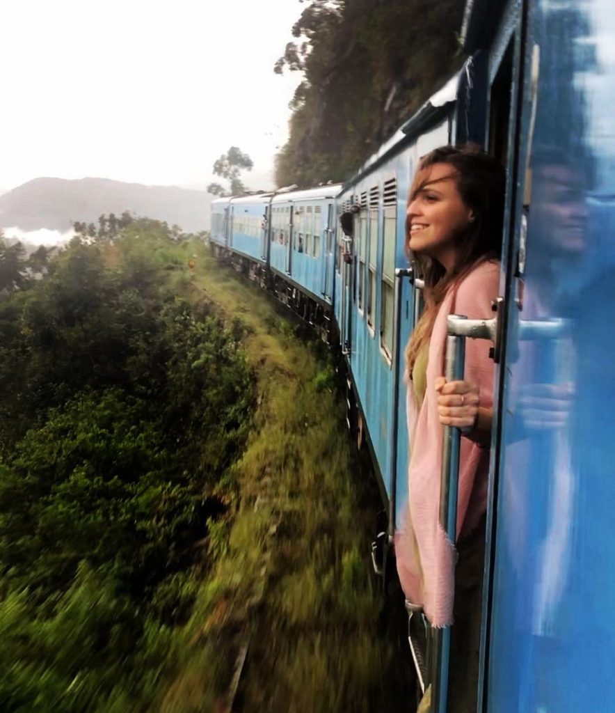 The Scenic Train Ride in Sri Lanka