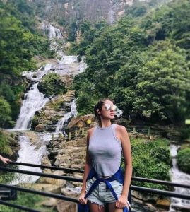 Ravana Falls Waterfall in Ella