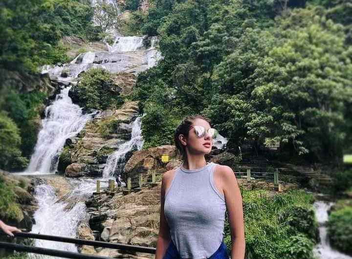 Ravana Falls Waterfall in Ella