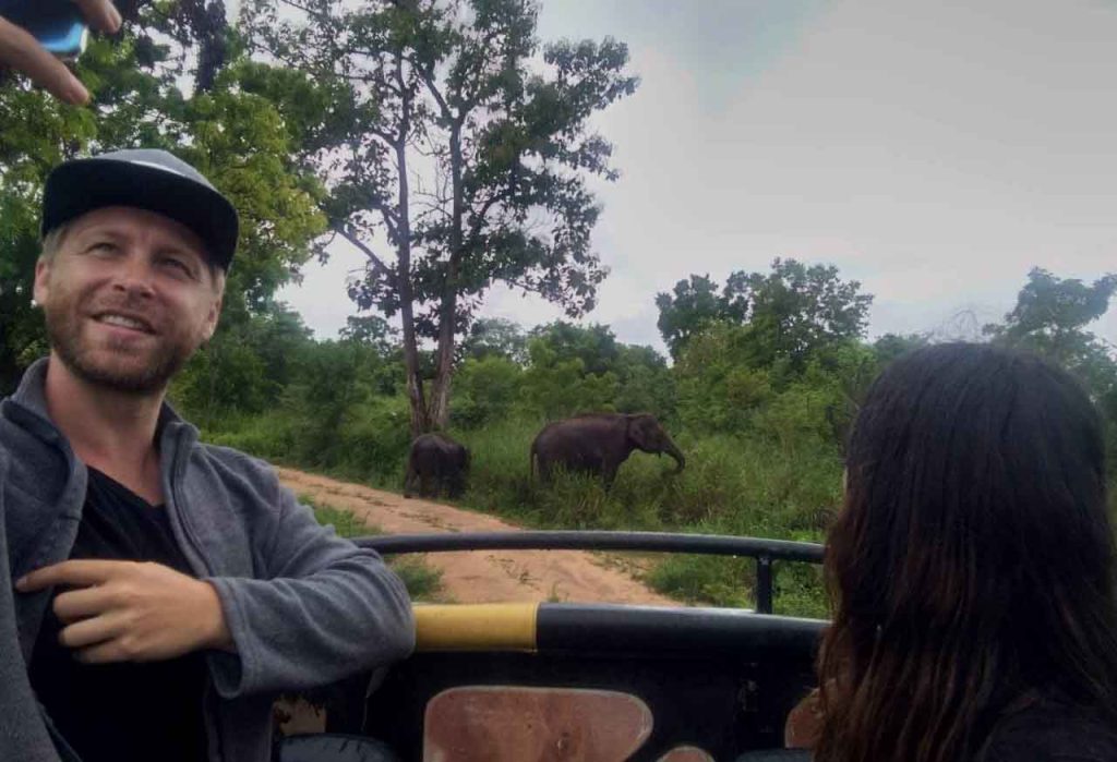 Guests of Mahaweli Tours and Holidays During Day Tour to Hurulu Eco Park