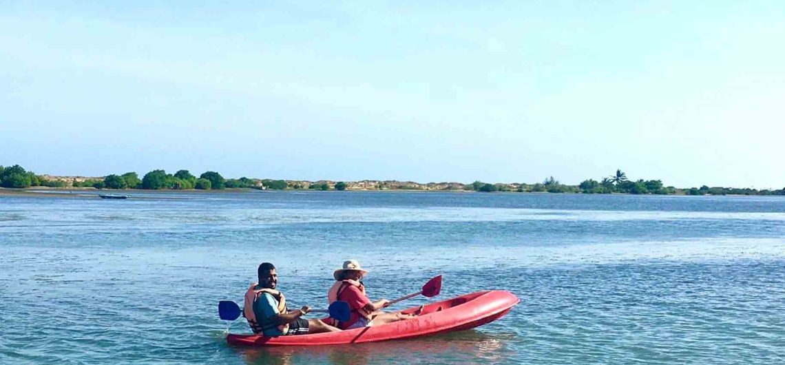 Kayaking at Kalpitiya Lagoon