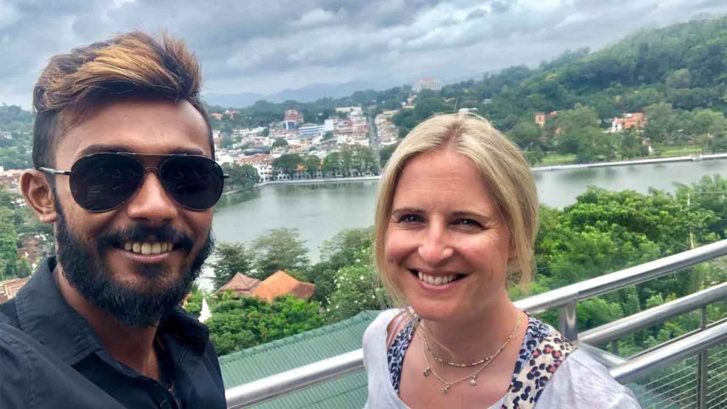 Kandy View Point with our guest During our Kandy Day Tour