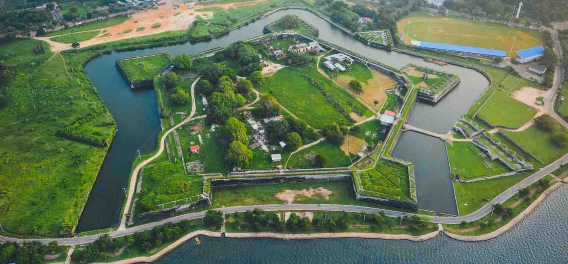 Jaffna Fort in Sri Lanka