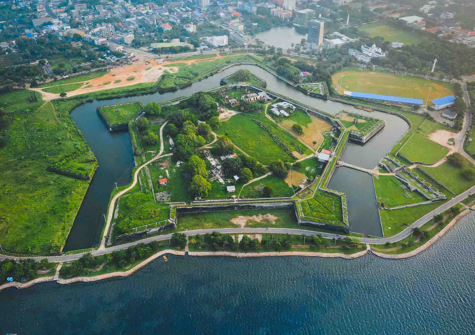 Jaffna Fort in Sri Lanka