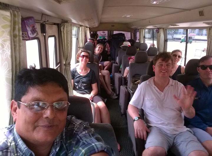 Our Guests During Their Colombo City Tour with us